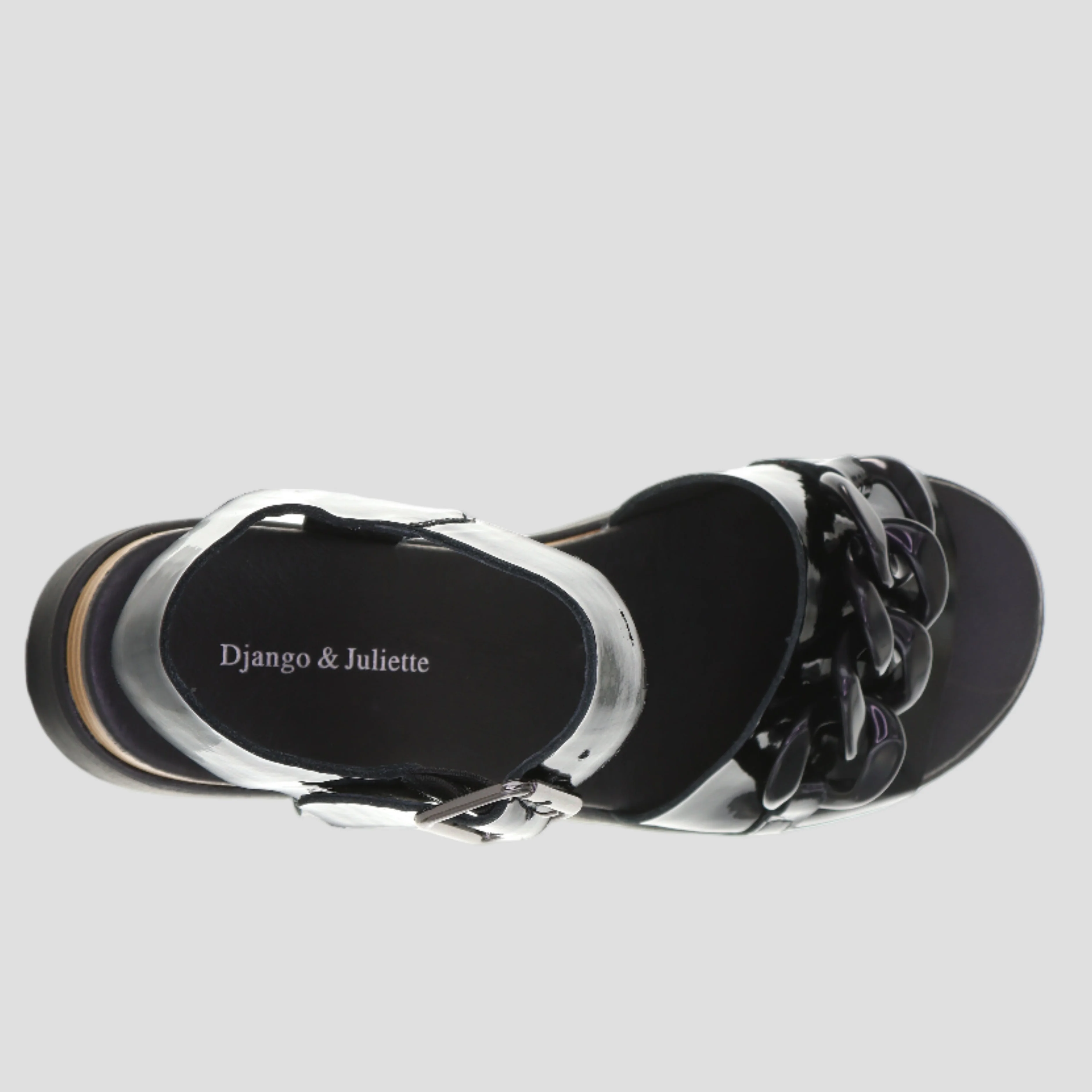 DJANGO & JULIETTE RACASSY BLACK PATENT - Image 4