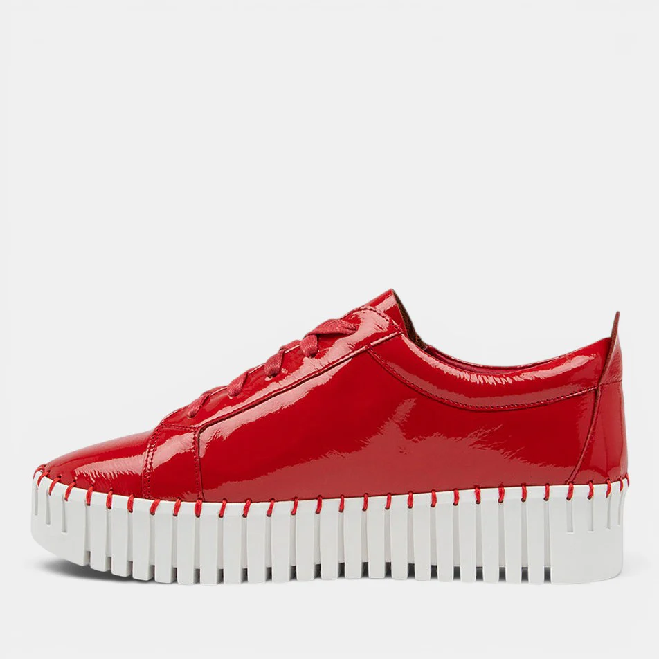DJANGO & JULIETTE BUMP RED WHITE PATENT - Image 4