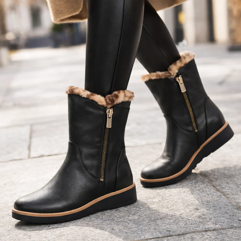 DJANGO & JULIETTE RHEMY BLACK TAN LEOP - Image 2