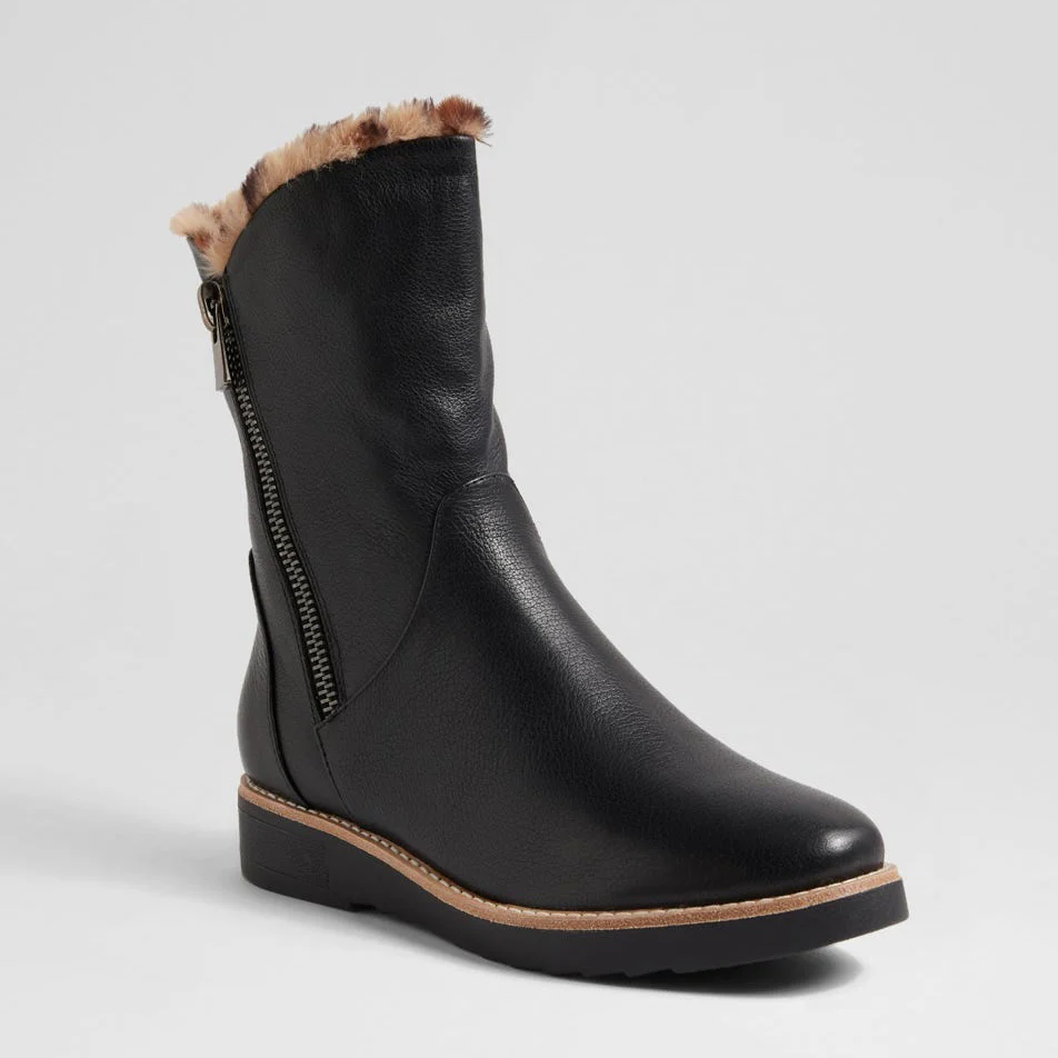 DJANGO & JULIETTE RHEMY BLACK TAN LEOP - Image 3
