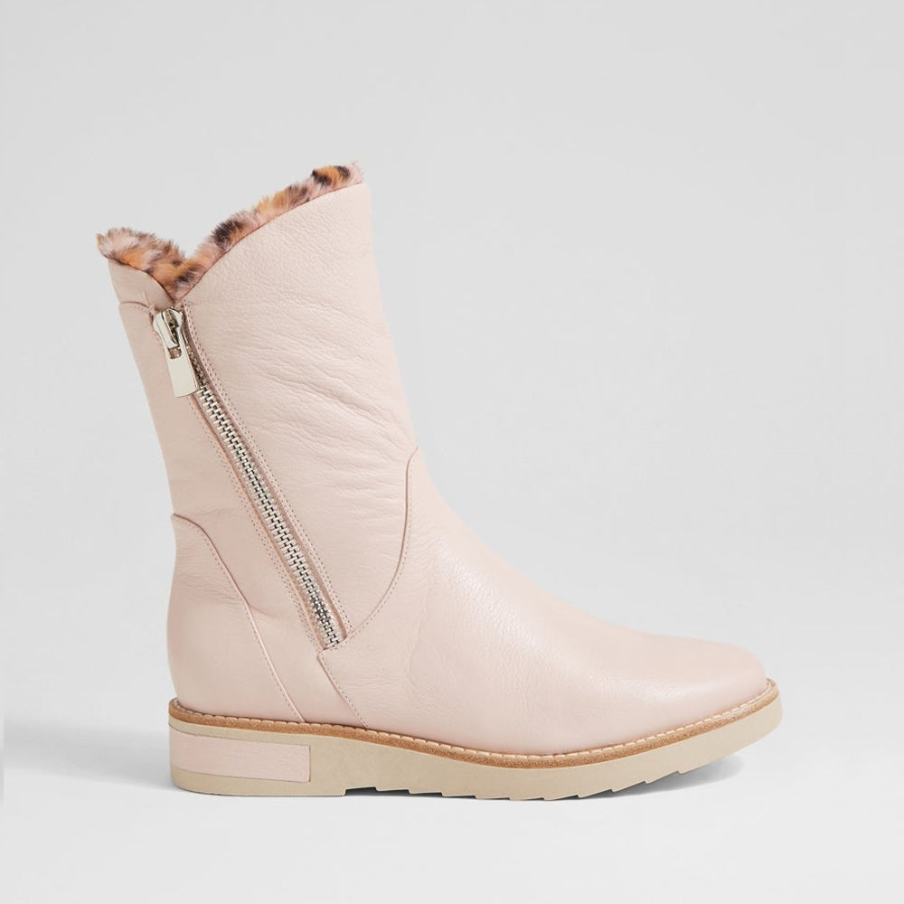 DJANGO & JULIETTE RHEMY DUSTY PINK LEOP