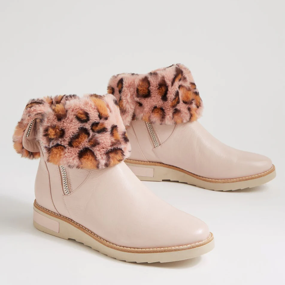 DJANGO & JULIETTE RHEMY DUSTY PINK LEOP - Image 2