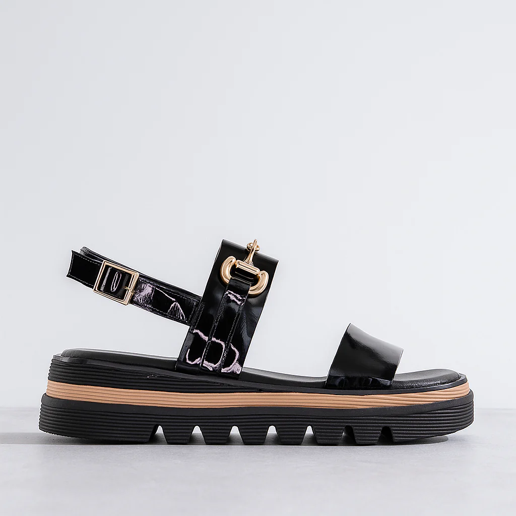 DJANGO & JULIETTE SABRI BLACK PATENT