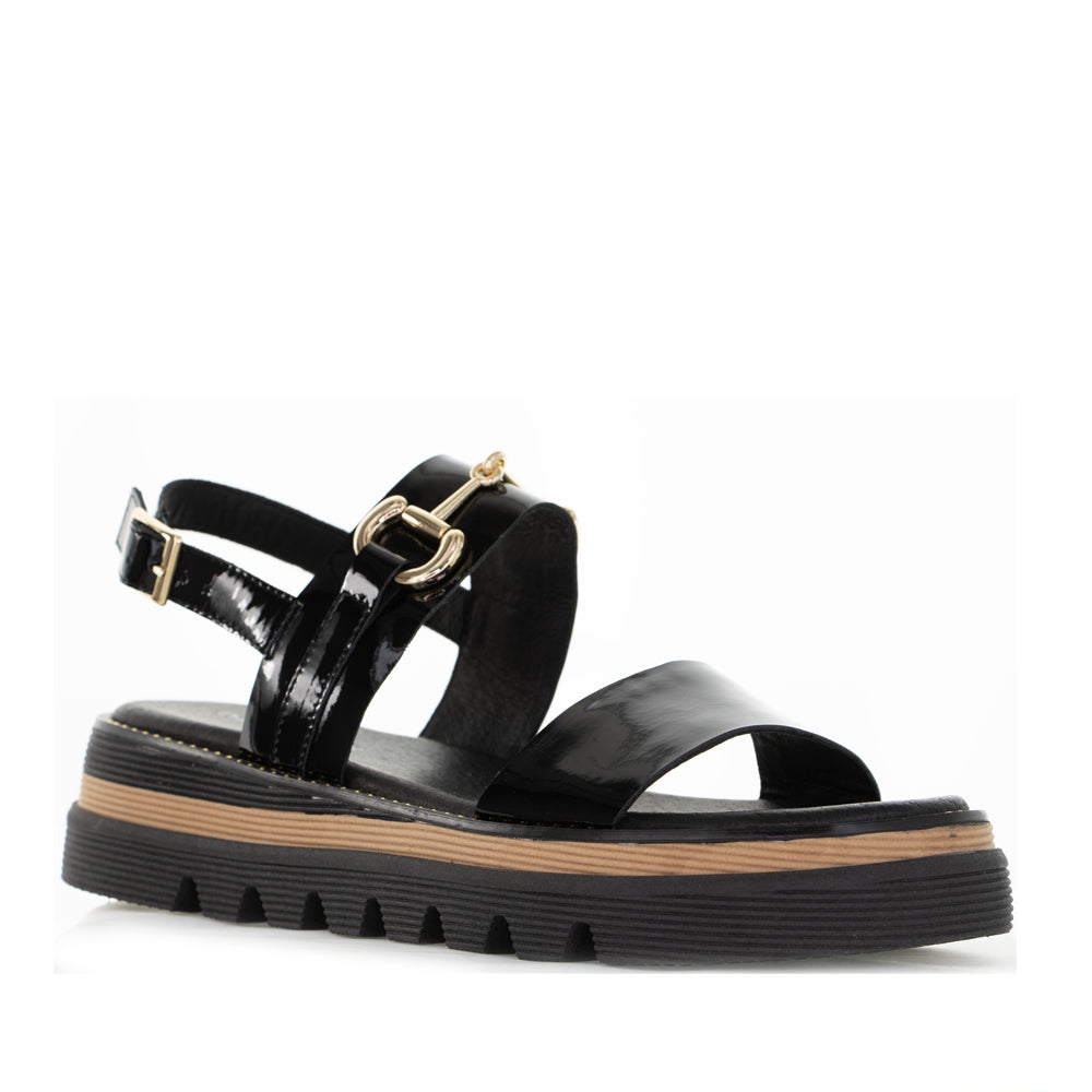 DJANGO & JULIETTE SABRI BLACK PATENT - Image 2