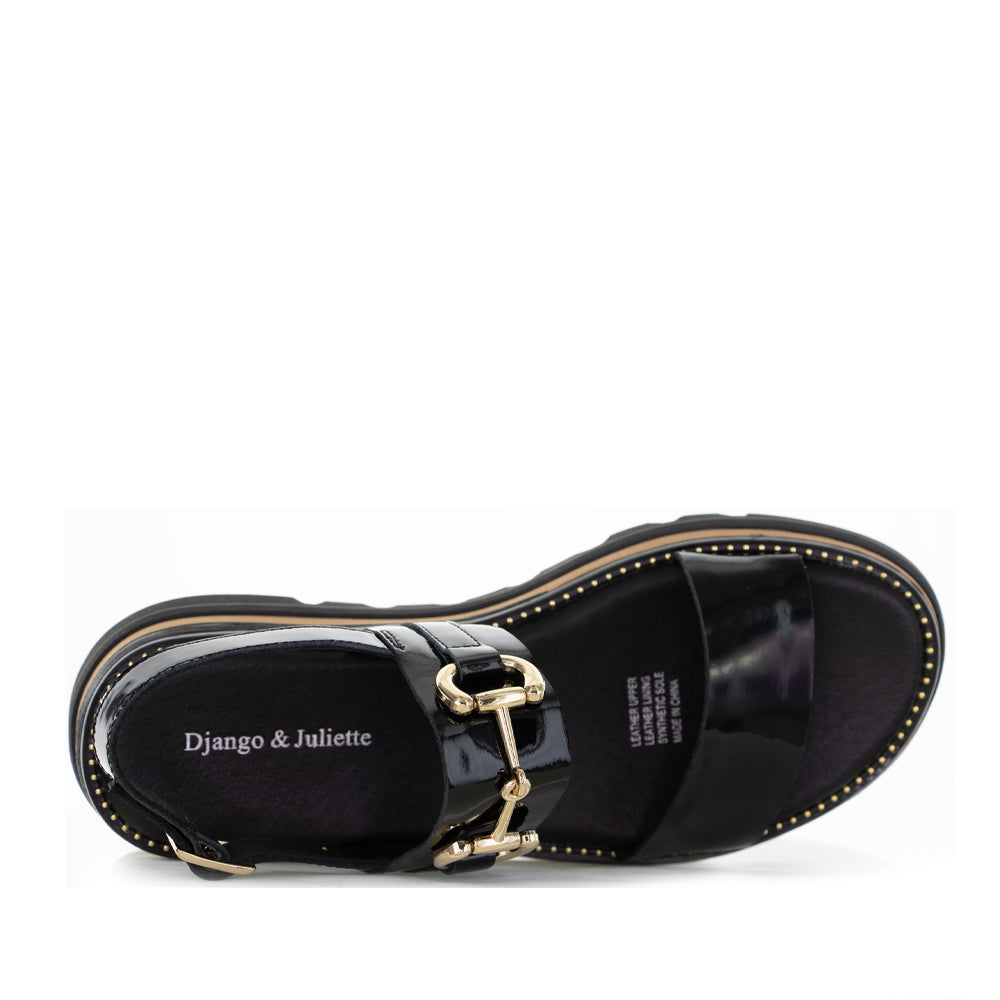 DJANGO & JULIETTE SABRI BLACK PATENT - Image 5