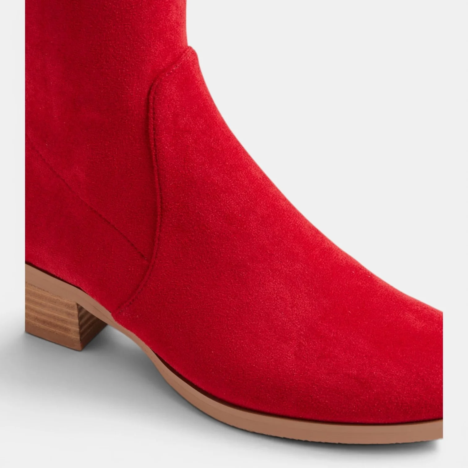 DJANGO & JULIETTE TIMOTHIE RED MICROSUEDE - Image 5