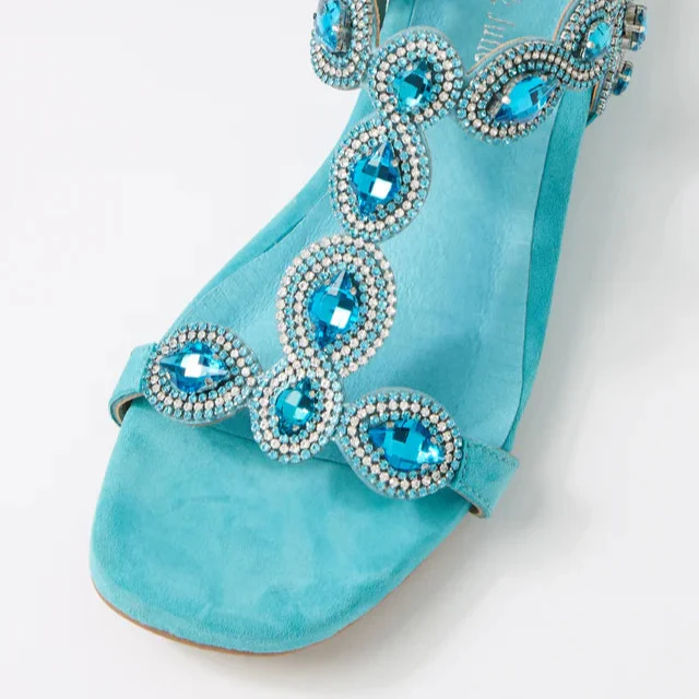 DJANGO & JULIETTE WEXLER AQUA SUEDE - Image 6