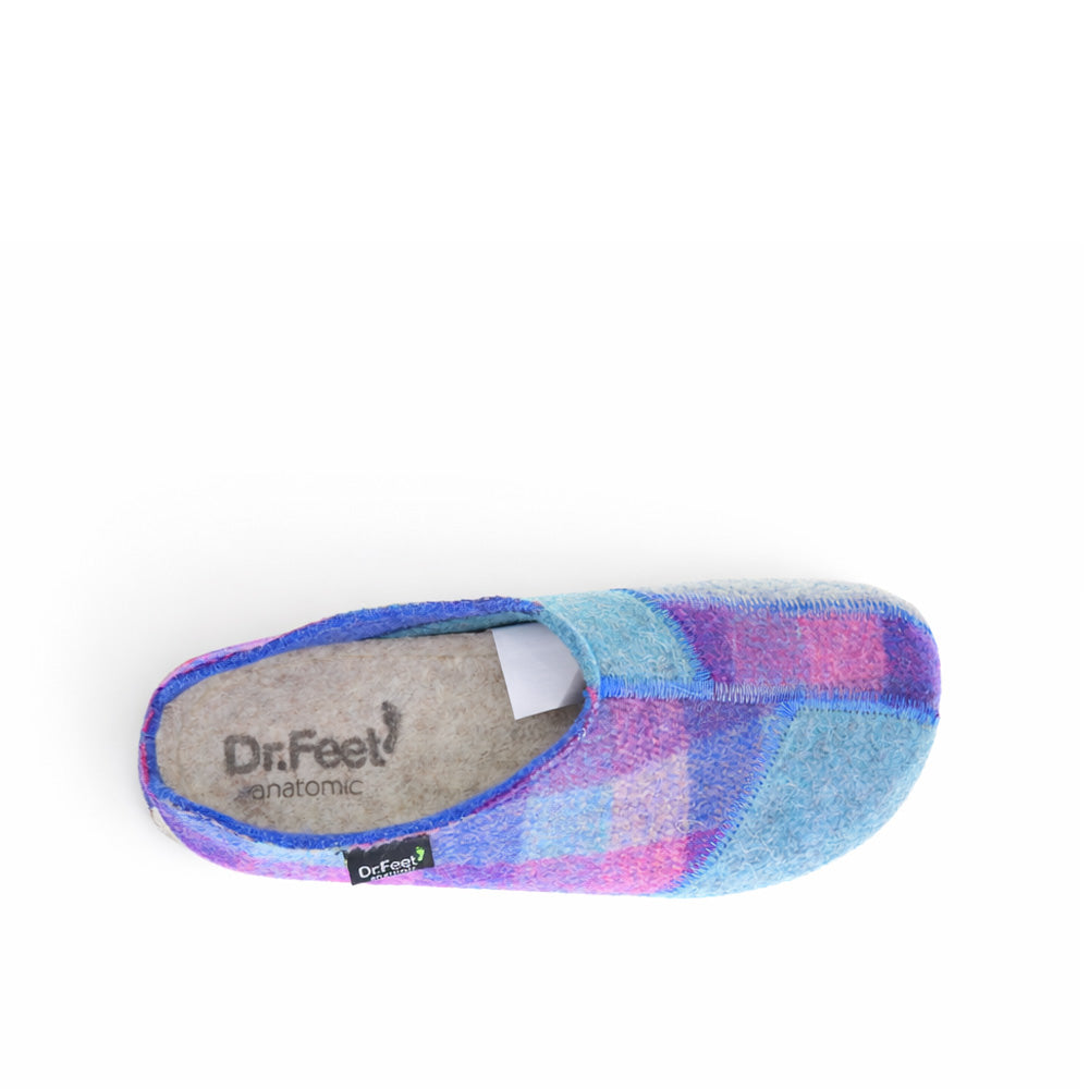 DR FEET HILDA PURPLE TARTAN - Image 5