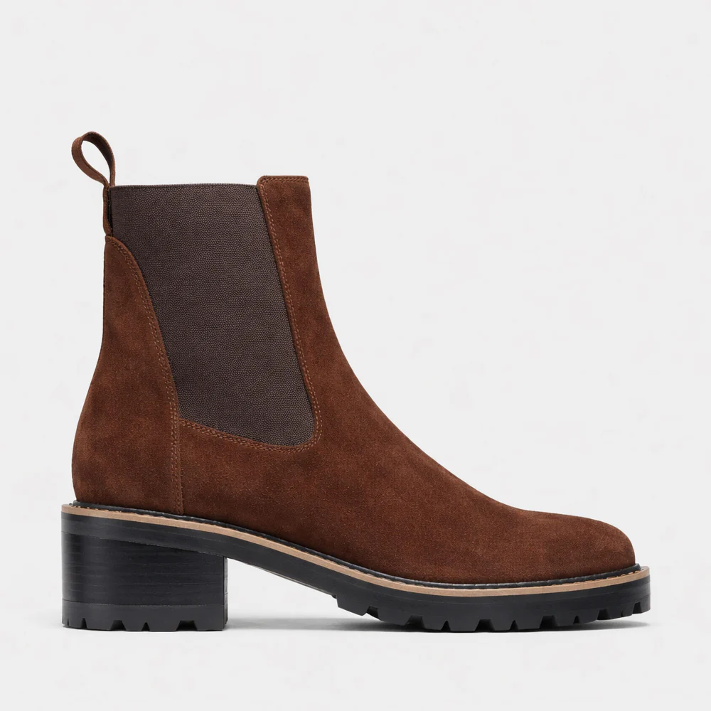 EOS LINEAR CHESTNUT SUEDE