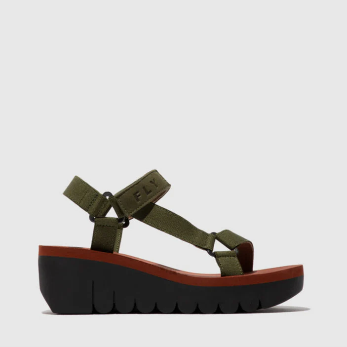 FLY LONDON YEFA DEVIL ARMY GREEN BRICK