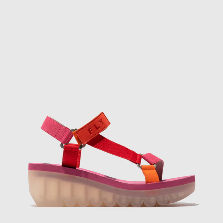 FLY LONDON YEFA DEVIL RED MULTICOLOR VIOLET - Image 3