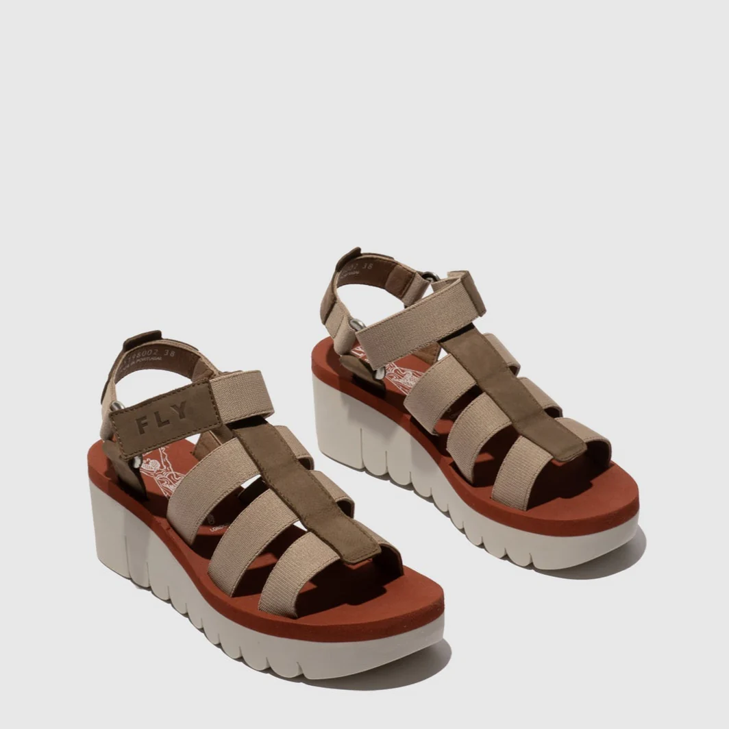 FLY LONDON YOJI MILITARY BEIGE BRICK - Image 3