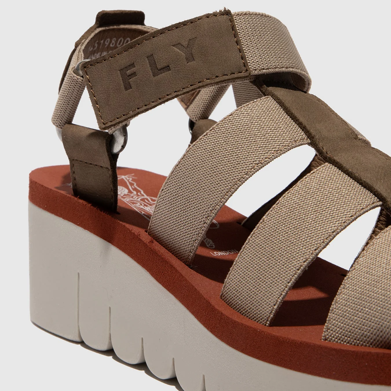FLY LONDON YOJI MILITARY BEIGE BRICK - Image 5