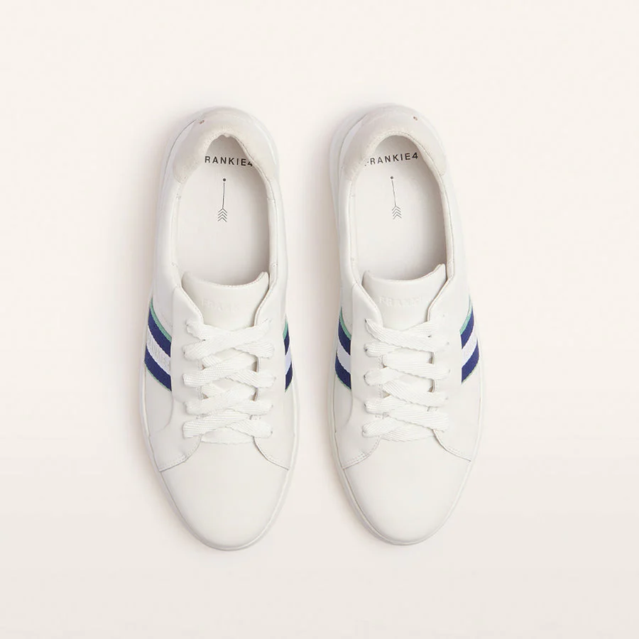 FRANKIE4 RILEY WHITE NAVY - Image 3
