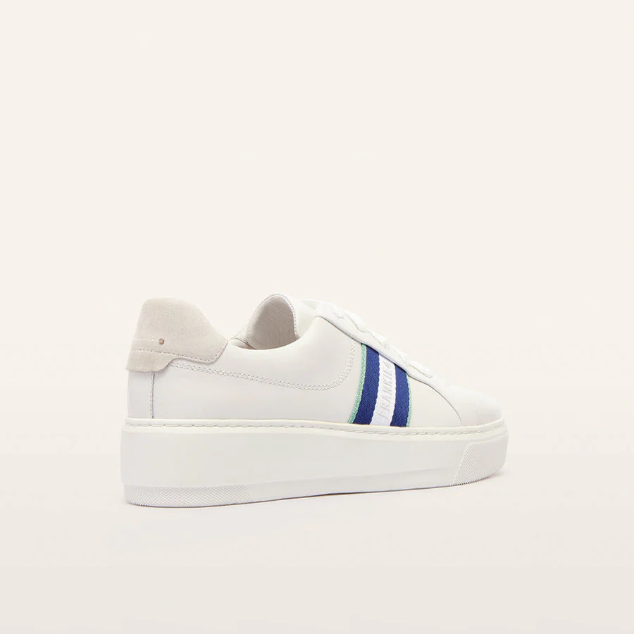 FRANKIE4 RILEY WHITE NAVY - Image 4