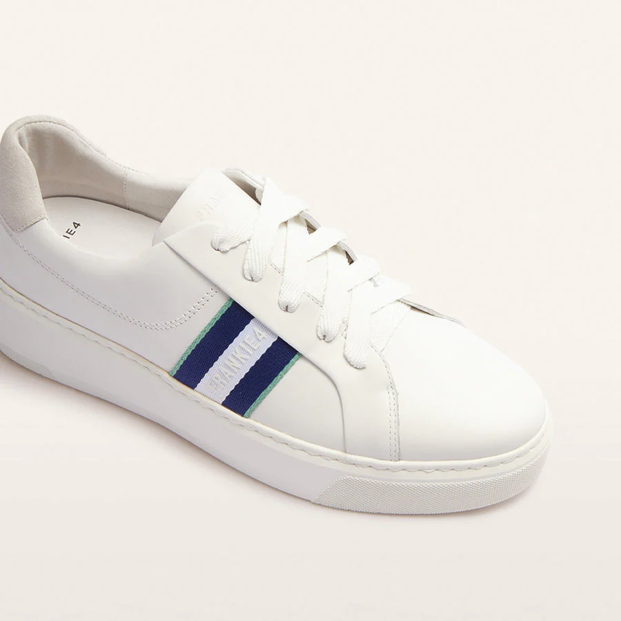 FRANKIE4 RILEY WHITE NAVY - Image 5