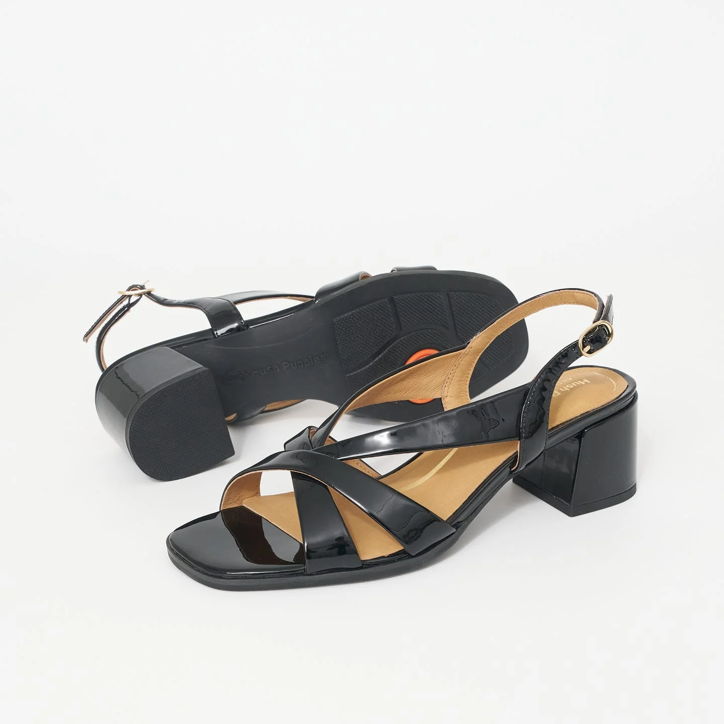 HUSH PUPPIES KABOO BLACK PATENT - Image 5