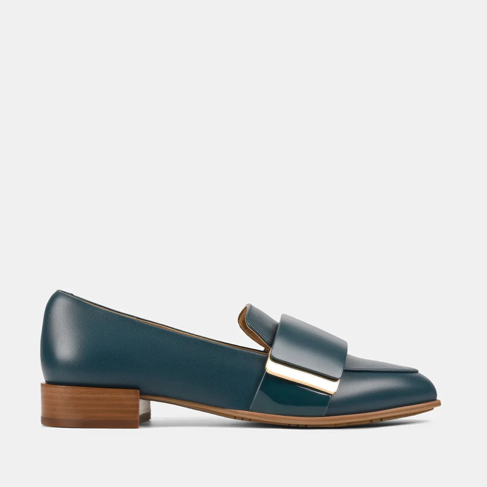 HUSH PUPPIES MAPLE TEAL/TEAL PATENT