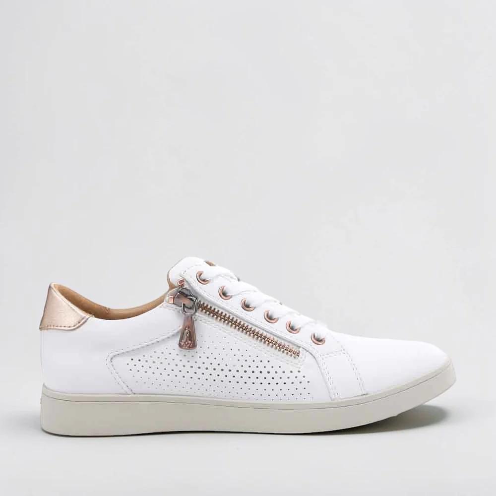 HUSH PUPPIES MIMOSA PERF WHITE COPPER