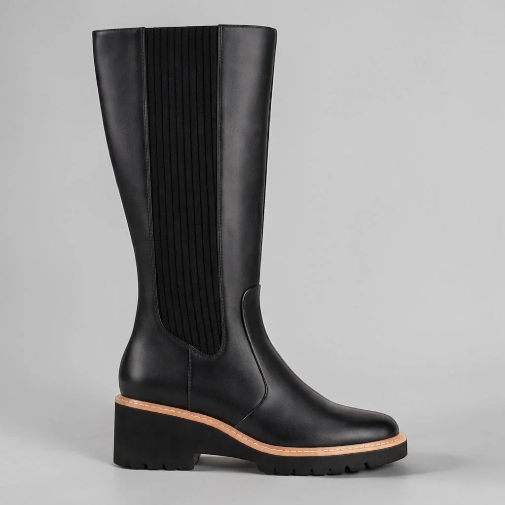 HUSH PUPPIES WELLA BLACK
