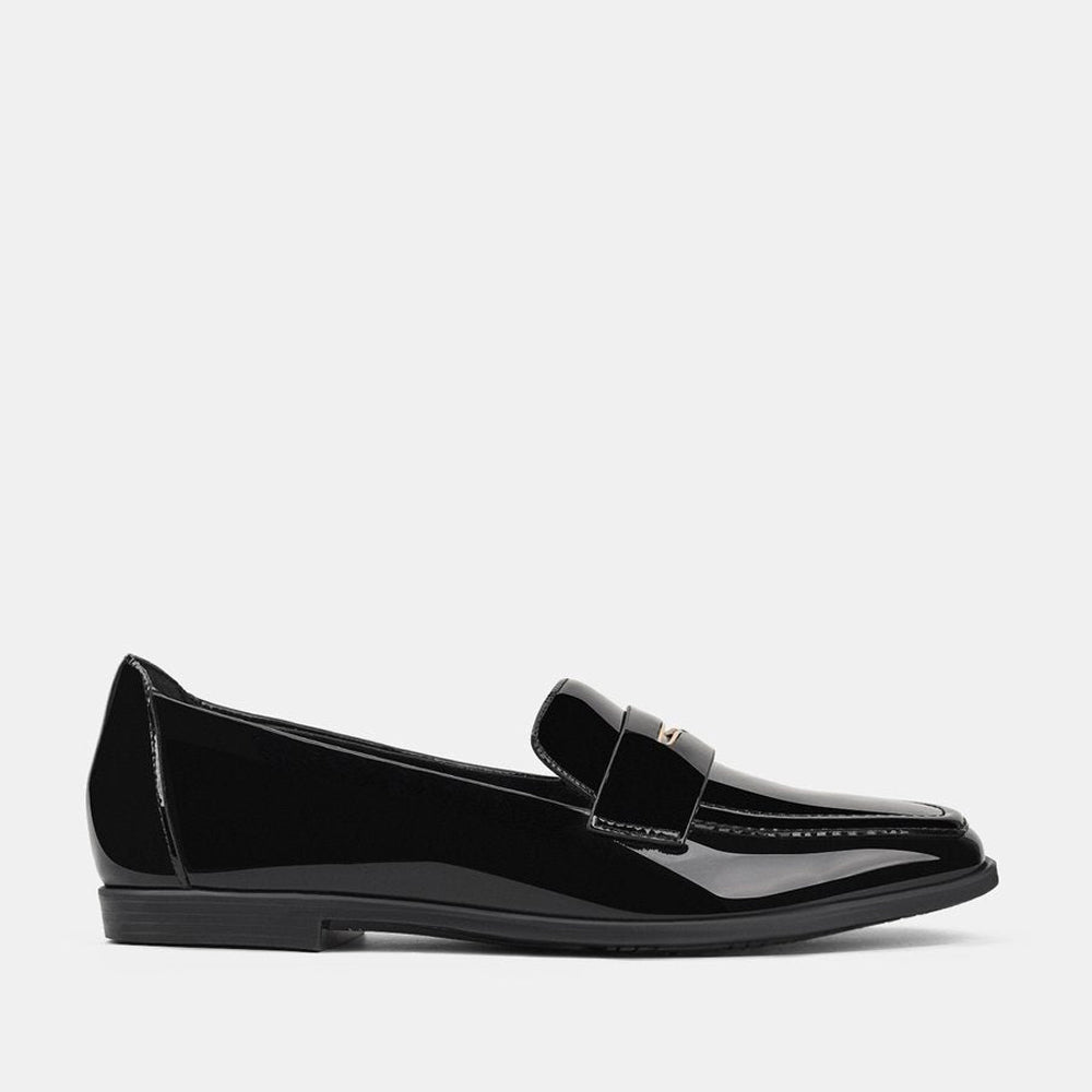 HUSH PUPPIES ZABRINA BLACK PATENT