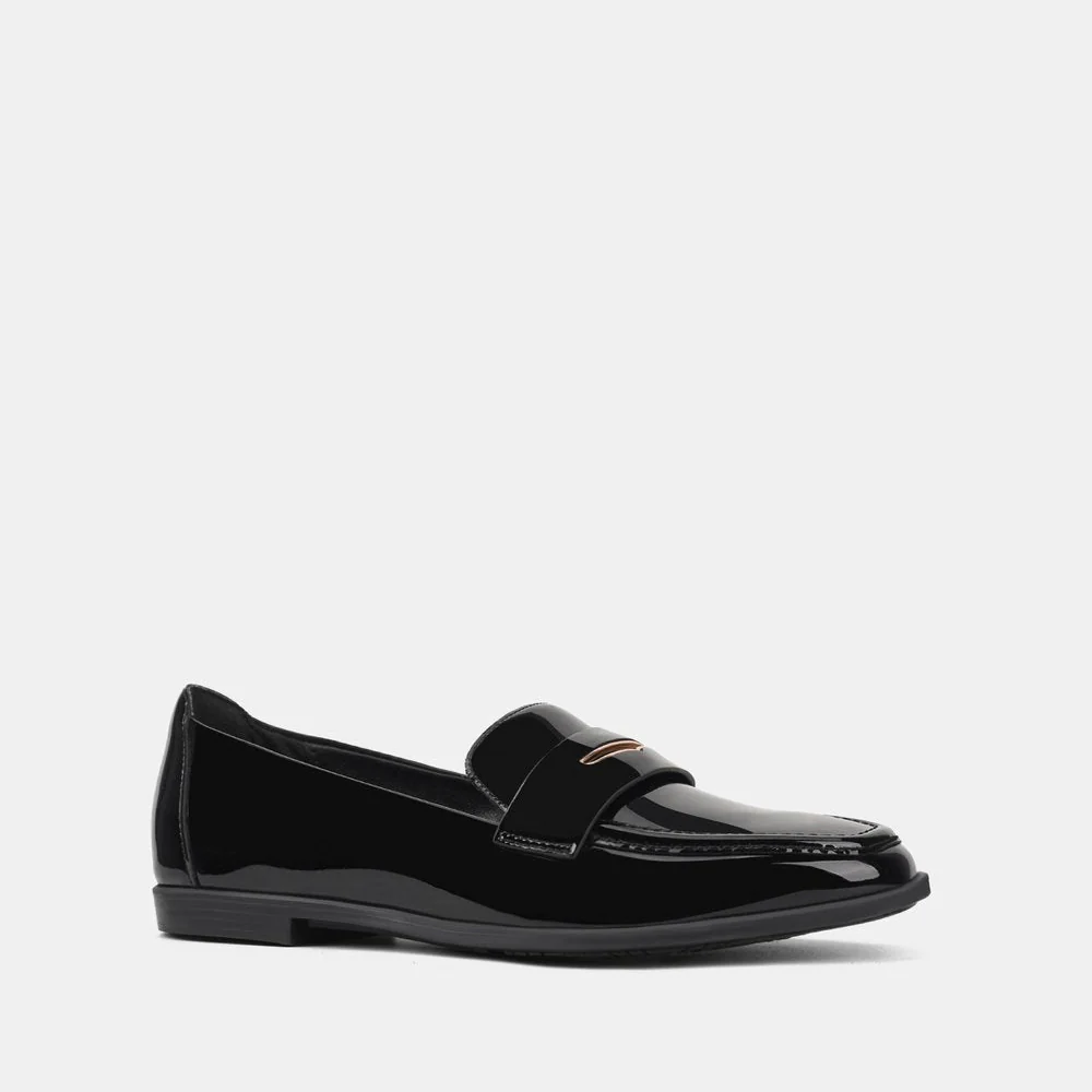 HUSH PUPPIES ZABRINA BLACK PATENT - Image 3