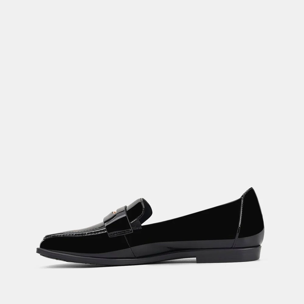 HUSH PUPPIES ZABRINA BLACK PATENT - Image 5