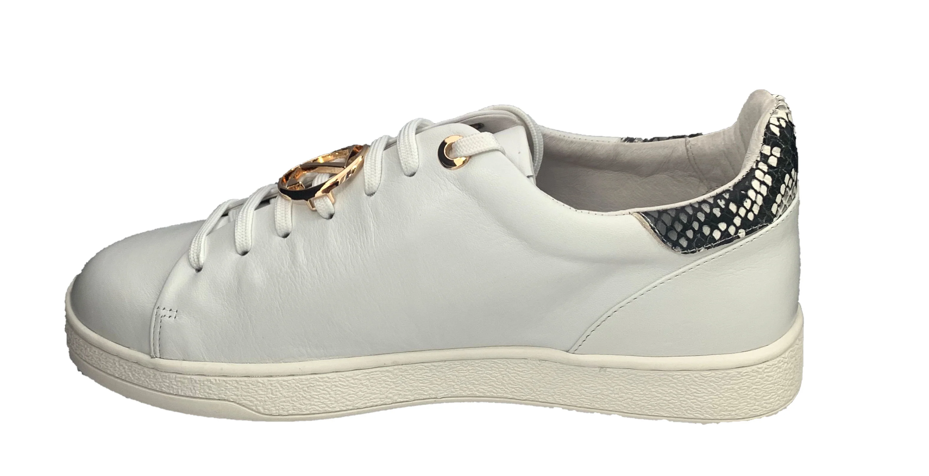 Lavish White Snake Print - Image 4