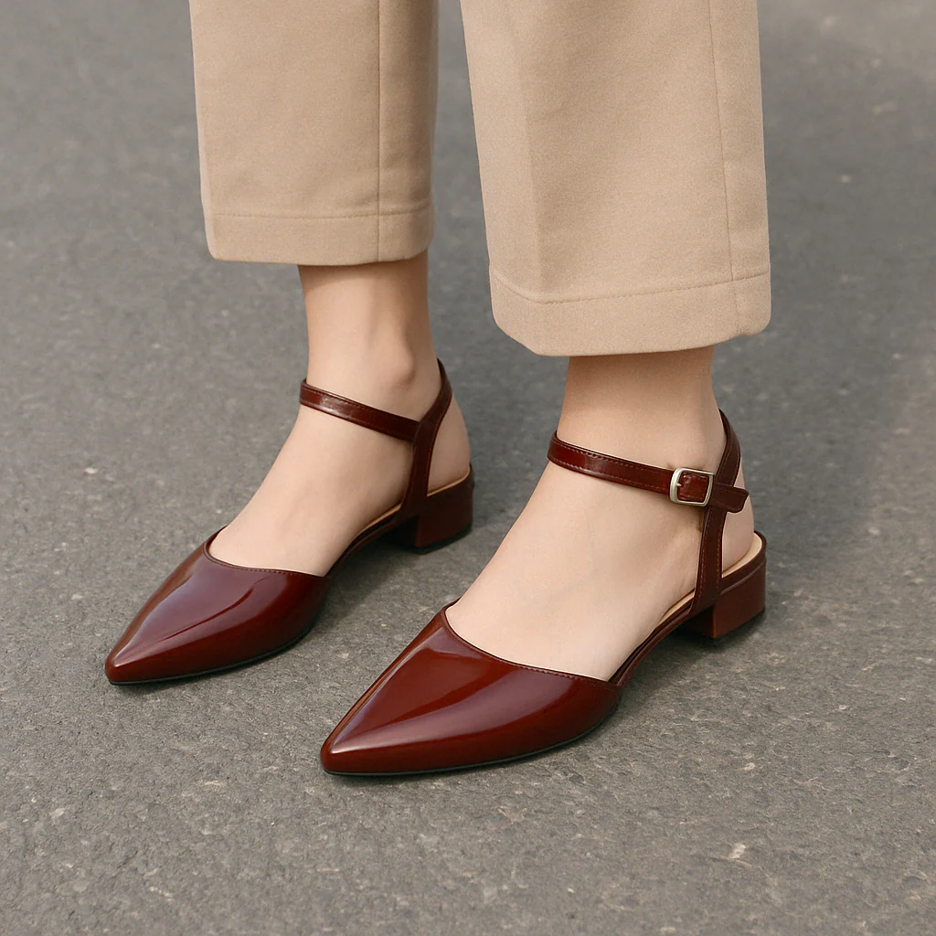 LE SANSA CORALIE MERLOT PATENT