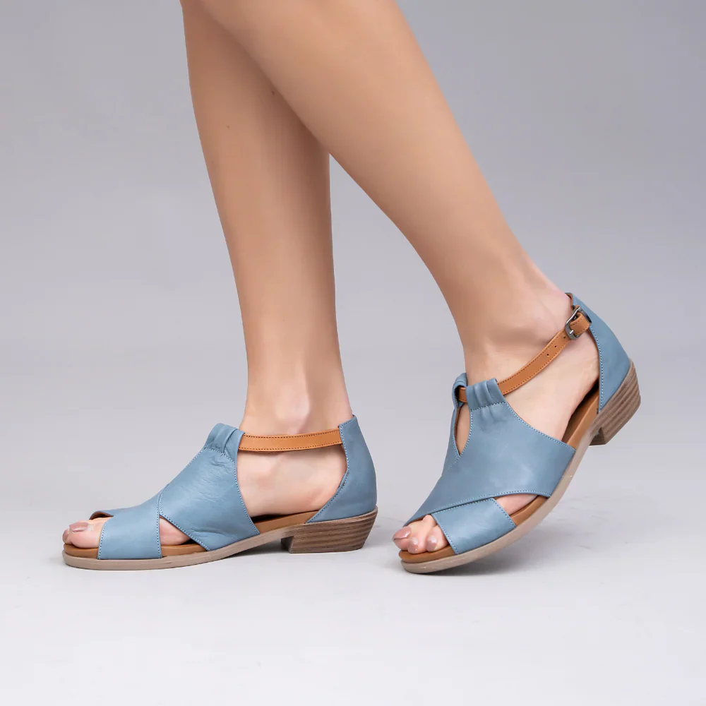 LE SANSA DIGBY DENIM TAN - Image 2