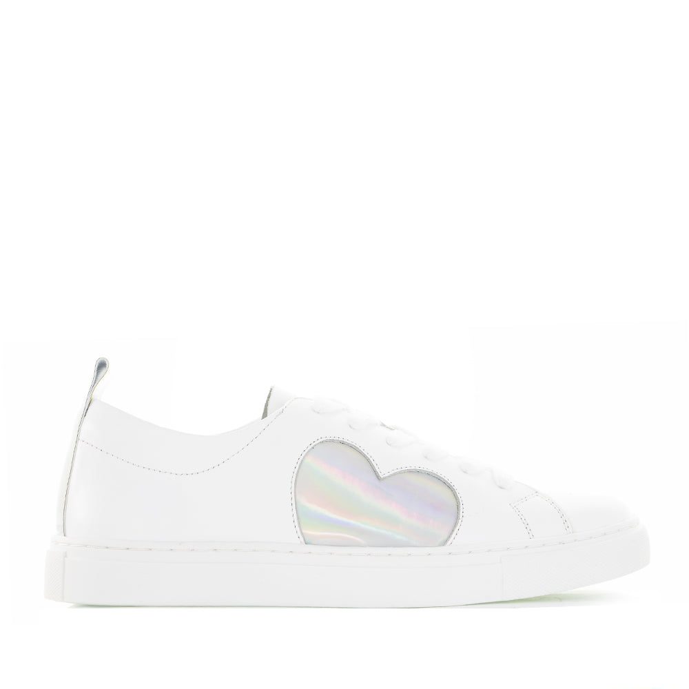 LE SANSA HEART WHITE IRIDESCENT