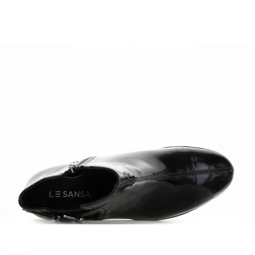 LE SANSA ROMY BLACK PATENT - Image 6