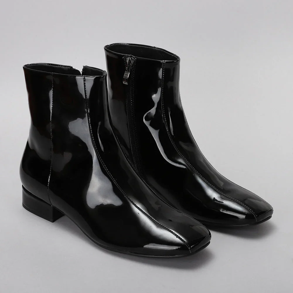 LE SANSA SASHA BLACK PATENT - Image 3