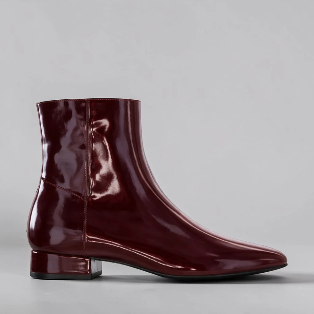 LE SANSA SASHA MERLOT PATENT - Image 2