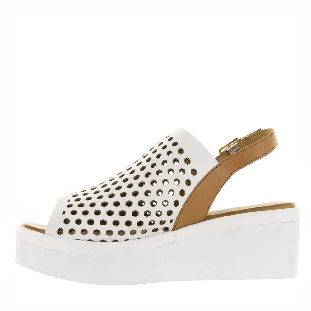 LE SANSA TRUDY WHITE TAN - Image 4