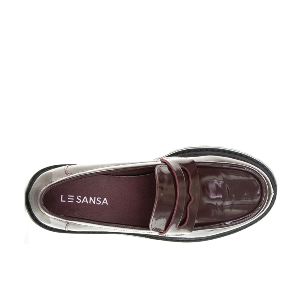 LE SANSA ZOEY MERLOT PATENT - Image 5