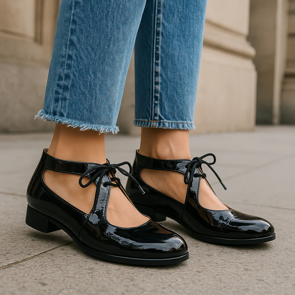LE SANSA BOSS BLACK PATENT