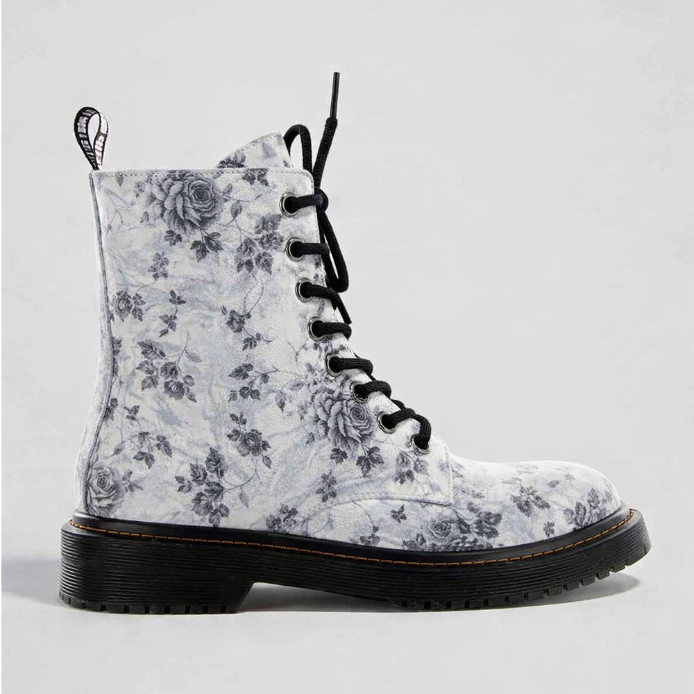 LE SANSA DEPTH GREY FLORAL