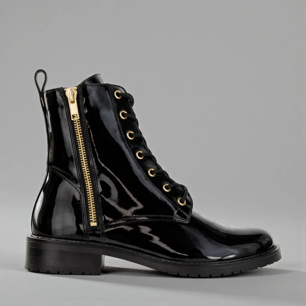 LE SANSA FIN BLACK PATENT