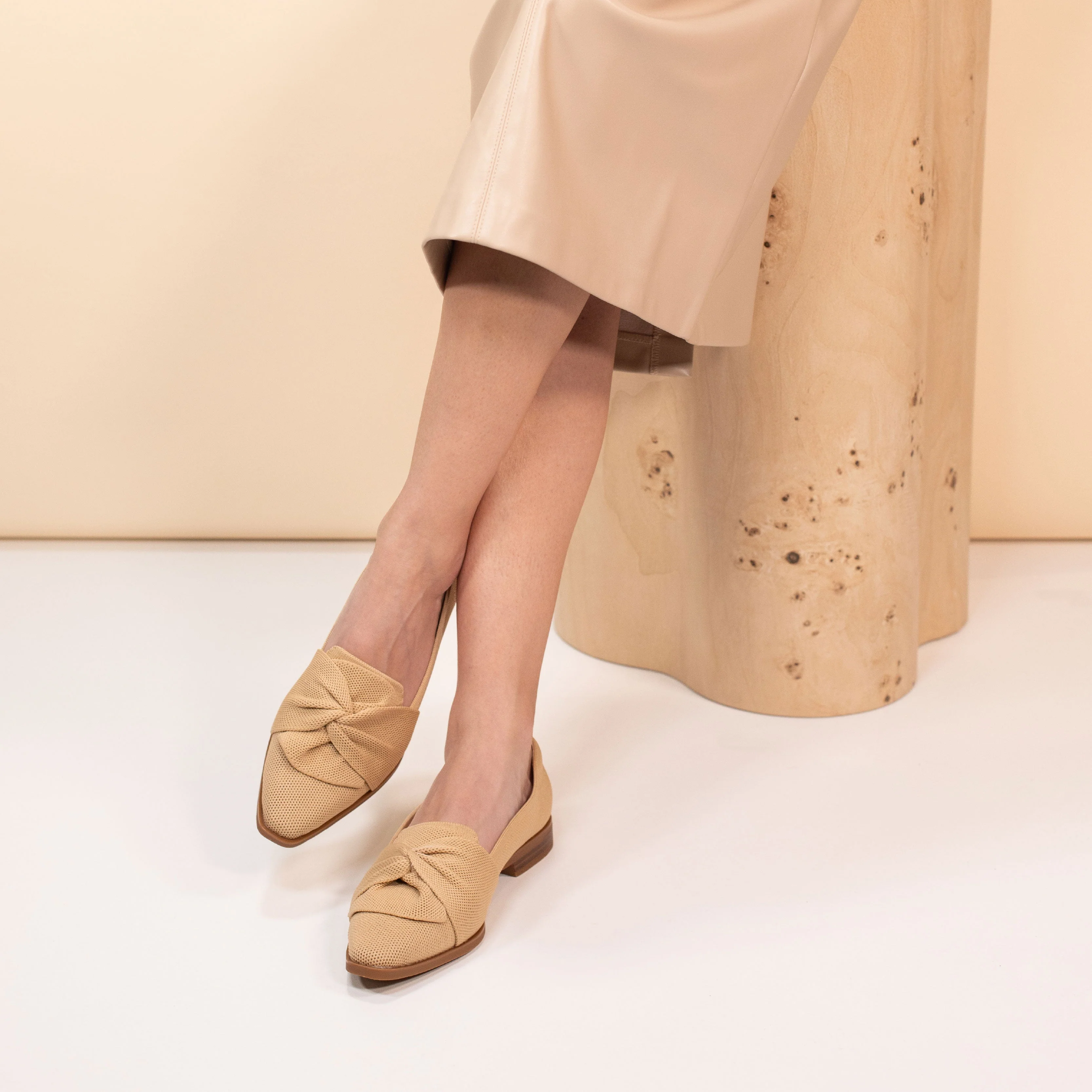 LOS CABOS SYRETIA CARAMEL FLYKNIT - Image 2