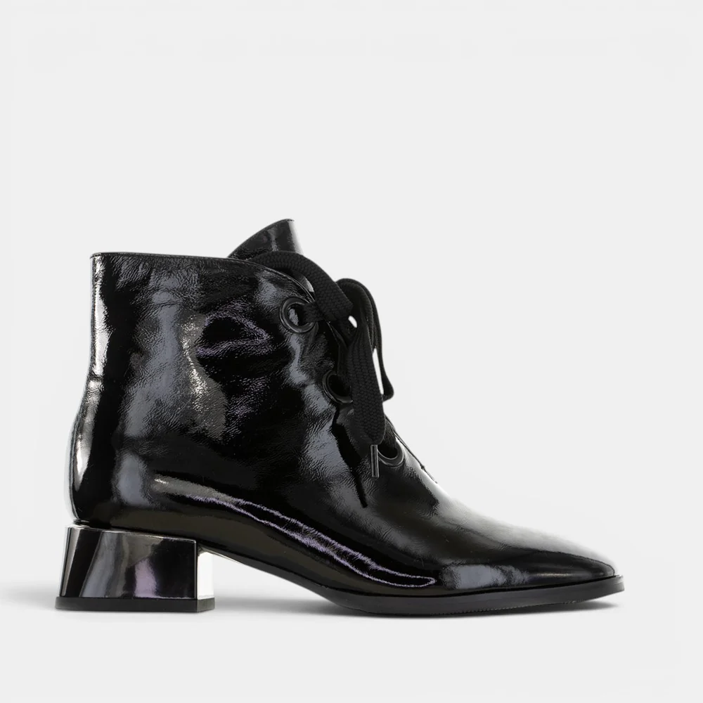 MILA RAINE BAKER BLACK PATENT