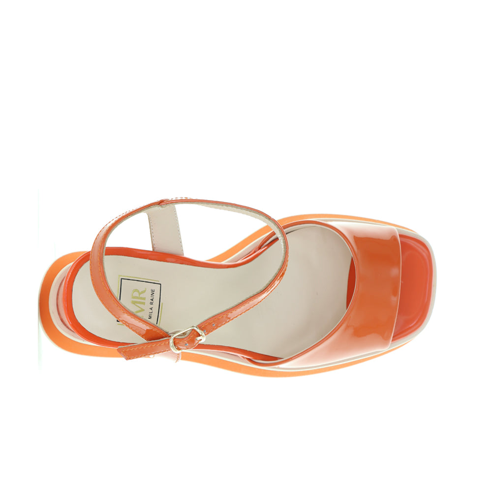 MILA RAINE GISMO ORANGE PATENT - Image 4