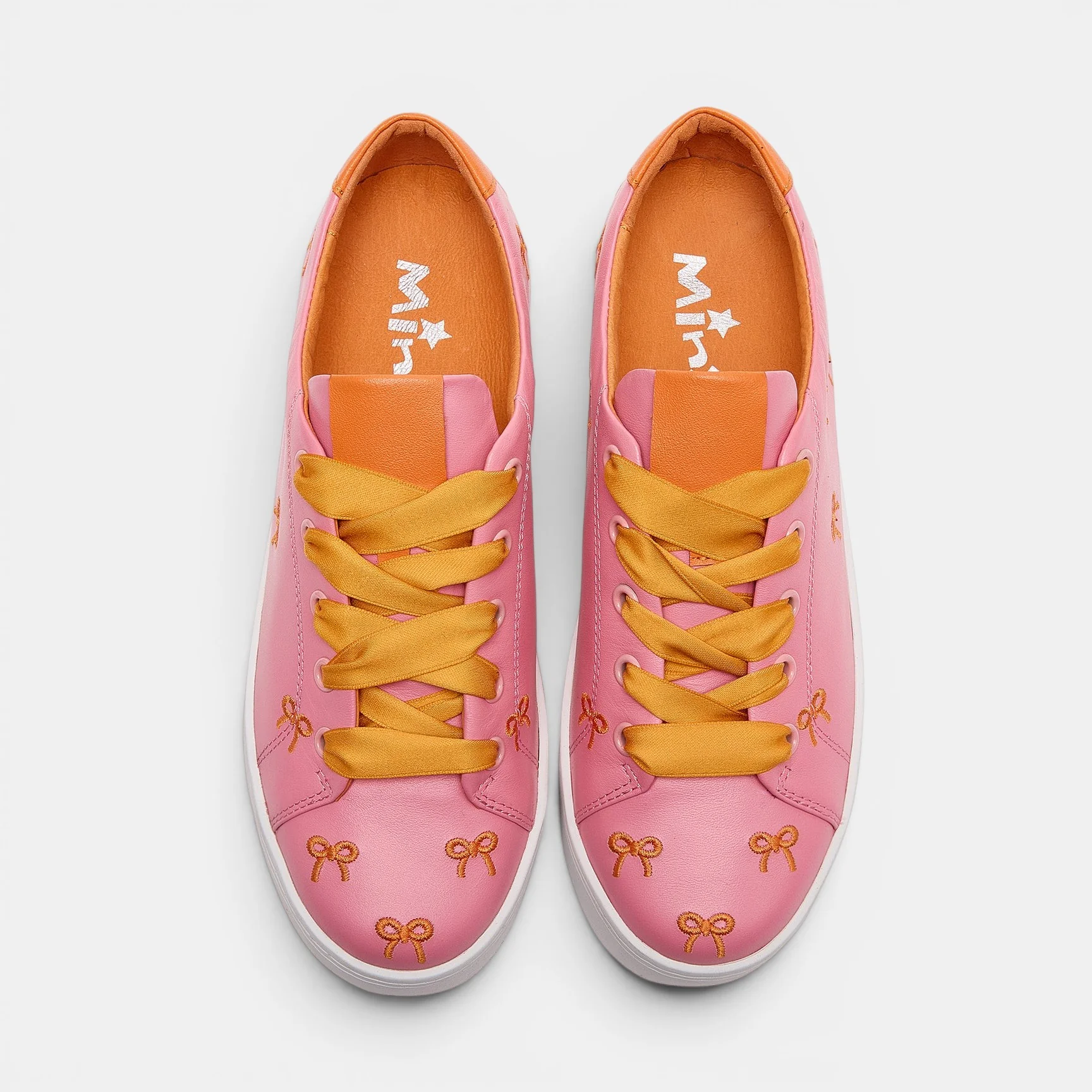 MINX LOVE KNOTS PINK ORANGE BOWS - Image 4