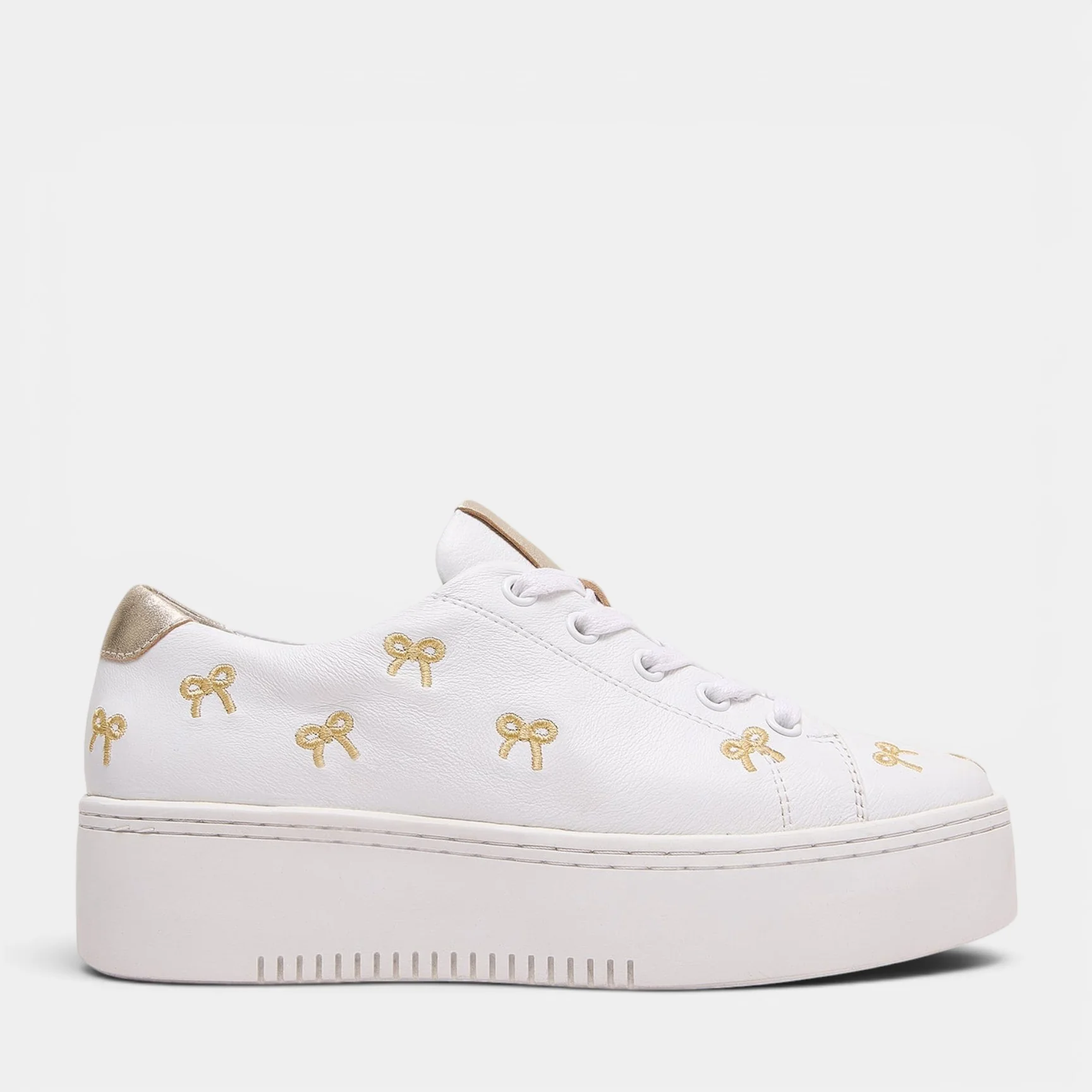 MINX LOVE KNOTS WHITE GOLD BOWS