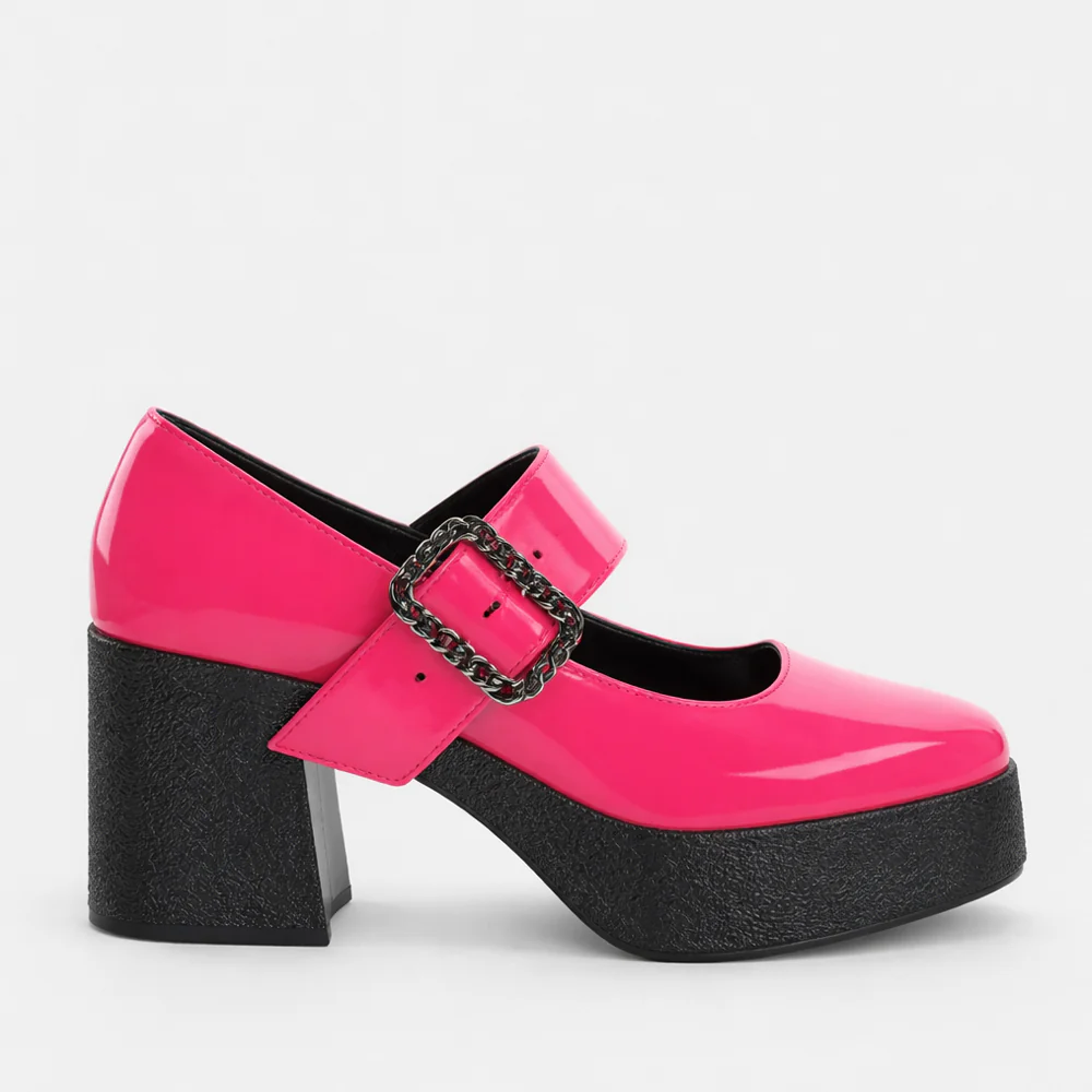 MINX MINNIE HOT PINK BLACK SOLE