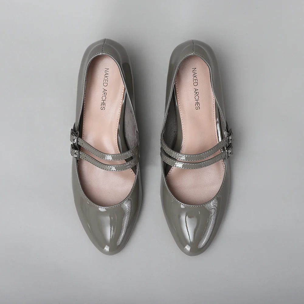 NAKED ARCHES CIDER GREY PATENT - Image 6
