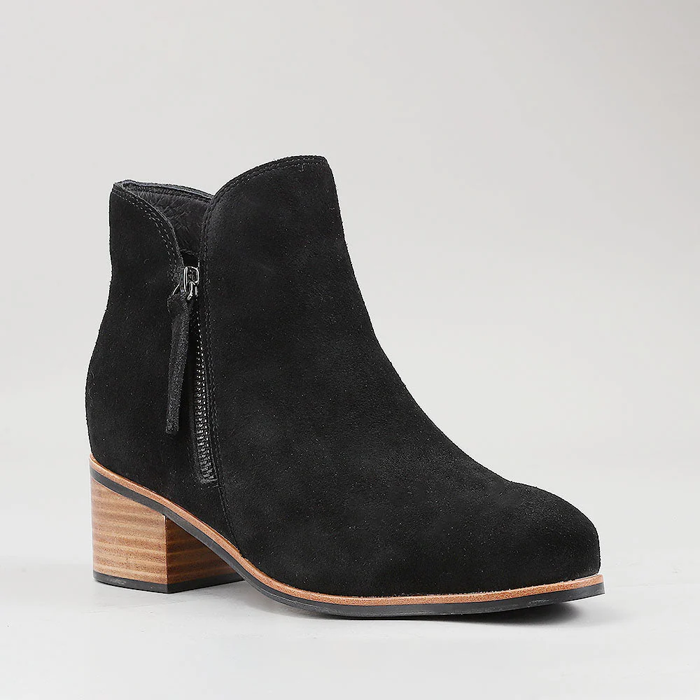 NAKED ARCHES OXLEY BLACK SUEDE - Image 6