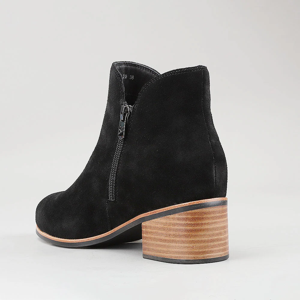 NAKED ARCHES OXLEY BLACK SUEDE - Image 8