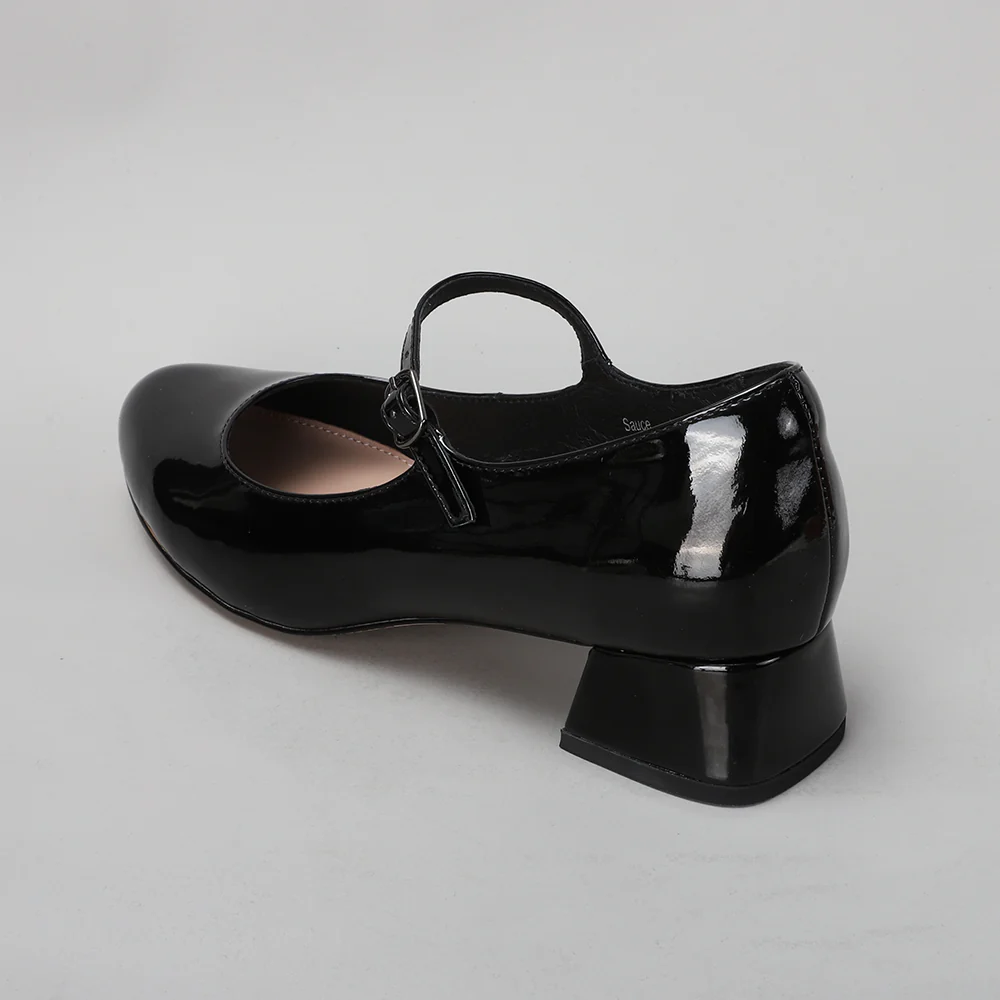 NAKED ARCHES SAUCE BLACK PATENT - Image 4