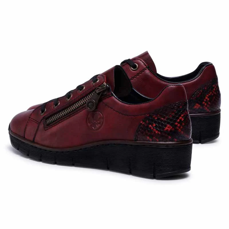 RIEKER 53702/35 DARK RED - Image 3